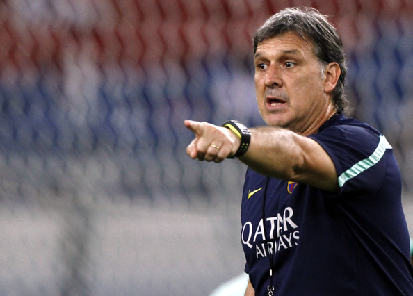 Gerardo Martino points the way for Barcelona